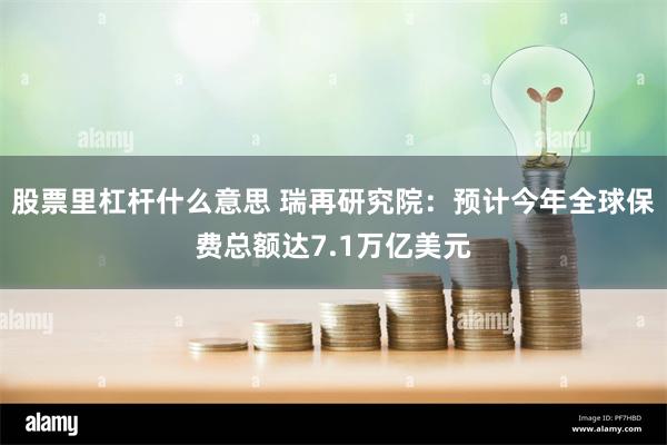 股票里杠杆什么意思 瑞再研究院：预计今年全球保费总额达7.1万亿美元