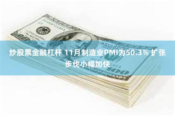 炒股票金融杠杆 11月制造业PMI为50.3% 扩张步伐小幅加快